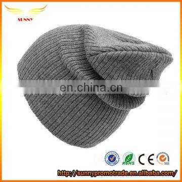 new design solid color knitted beanie