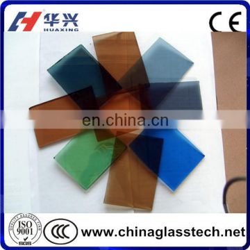 10mm Dark Blue Tinted Glass for Building glass, Tinted Glass Price