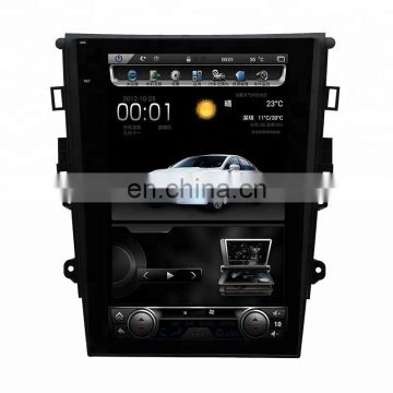 12.1 inch android vertical screen car radio dvd player for Ford Mondeo