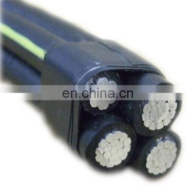 Medium voltage aluminium conductor triple abc cable