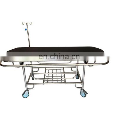 Hot sell Stainless steel medical emergency ambulance trolley patient trolley for hospital and clinic