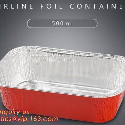 Disposable Aluminium Foil Tray, Container for Food Packaging, foil lunch box, aluminum lunch box, foil bowl, deli tray