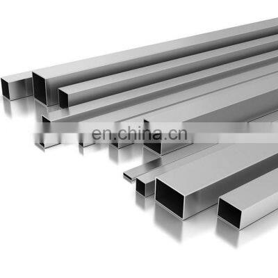 Hot selling 6061 7075 T6 aluminum square tube pipes