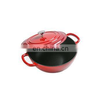 Non-stick Cast Iron Enamel Cooking Ware Casserole Pot Sauce Pan