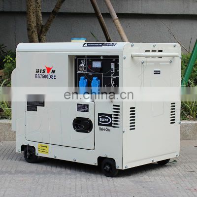 Bison China 7Kva Generators Diesel Household Single Phase Diesel Generator Silent 7Kva
