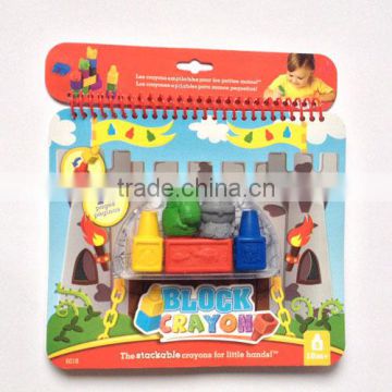 New Arrival 5 Color Create Crayon Block Crayon With A Painting Book 48 Pages