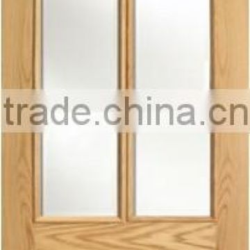 Ardeche Glazed Red Oak Door raised wood door