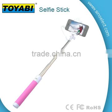 No Battery cable selfie monopod for iphone/samsung/htc&other smartphones.Extendable Handheld