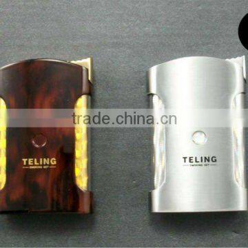 2015 New style metal gas refillable jet flame lighter cigarette torch