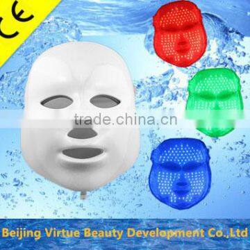 home used led facial mask with 3 colors pdt led light facial machine