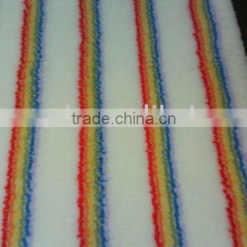 acrylic paint roller fabric with color stripe HD-9A-AC02 800g/sqm-12mm
