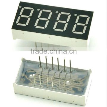 7 Segment LED Numeric And Character Display Module ( 0.36" Red 4 Digits Characters Common Cathode )