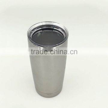 FDA LFGB Quality stainless steel vacuum mug Tumbler 20oz with AS or TRITAN lid