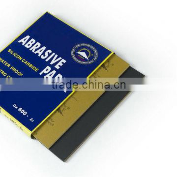 BP62 Waterproof Abrasive sandpaper made in China