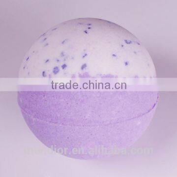 Mendior Lavender & Milk butter bath fizzer/bomb essence oil mix color customized 30 g to 200 g