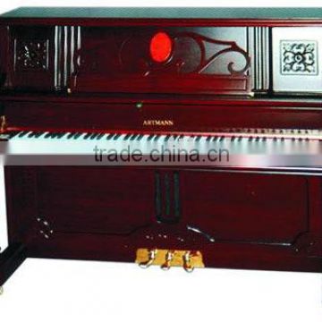 Musica Instrument Upright Piano 125C1/Red Wood Archaic