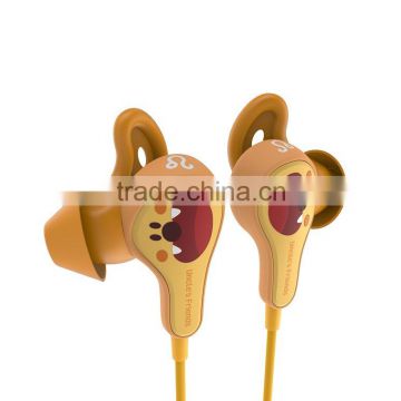 Multi color stereo buletooth earphone with slim wire