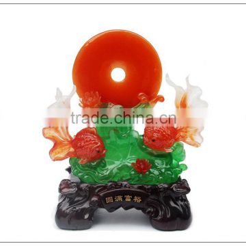 Chinese Luckly fengshui fish ,fish statue, fish figurine for home decor