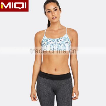 Latest Hot Sale Women Yoga Top Wear Dri Fit Seamless Custom Sublimation Sports Genie Bra