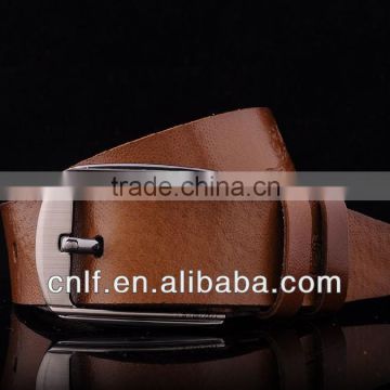 Belt Manufacturer Wholesale Cheap Leather Belt with Needlepoint Belt Buckle