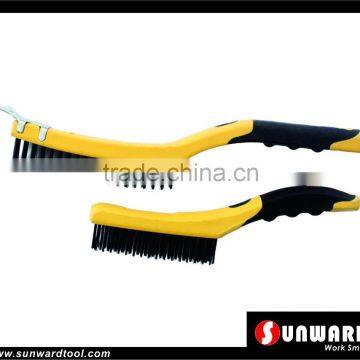 2PC Soft Grip Handle Wire Brush Set