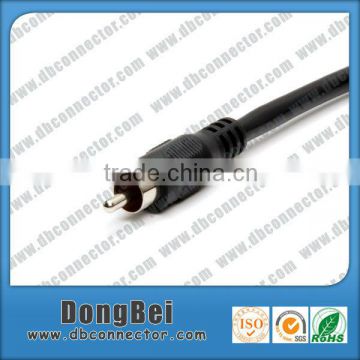 CCTV plastic rca connector jack rca microphone coaxial cable connector