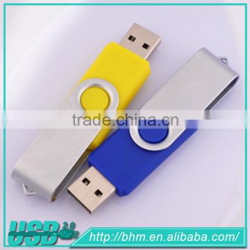 Professional supplier big capacity swivel metal mini usb flash memory drive