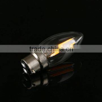 3years warranty B22 4w led filament candle bulb E14