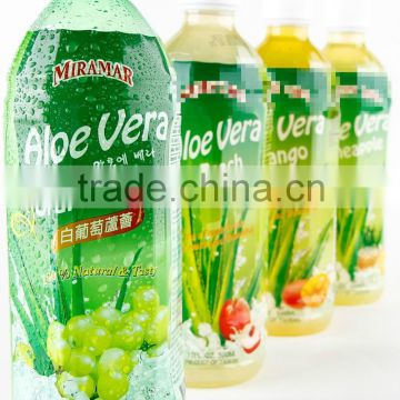 PET Aloe Vera Juice flavor: original, honey, pineapple, coconut, mango, peach