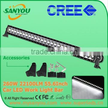 Sanyou 260w 22100lm 6000k Led Work Light Bar