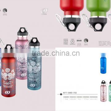 cold bottle with interesting logo printing in luminous looking