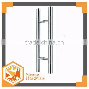 DH-010 H shape Stainless steel 304 glass doors handle sliding shower door handles double sided clips lever Door Handle