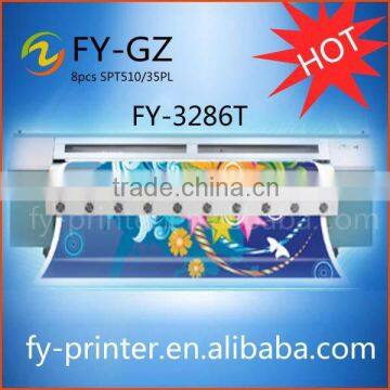 Infiniti/Challenger FY-3286T Solvent Flex Printer, Digital Solvent Plotter, installed 6pcs SPT 508GS Printhead