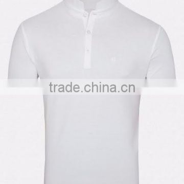 High Quality professional mens polyester / cotton french terry polo shirt with embroidery Paypal is Accepted
