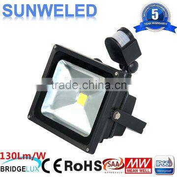 IP65 IP66 Motion Sensor LED Security Flood Light 10w 20w 30w 50w 70w 100w