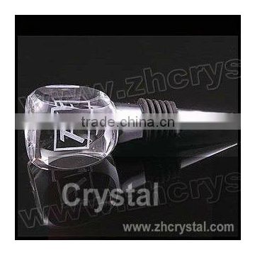 Wedding Favors Hot Sale 3D Laser Block Crystal Wine Stoppers