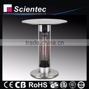 Carbon Infrared Outdoor Heating Table with 60cm Table Top CE,GS Approval