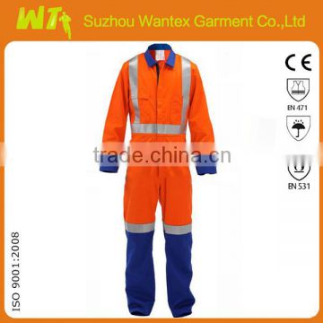 China factory workwear reflective flame resistant workwear,hi vis uniforms workwear,safety work overall