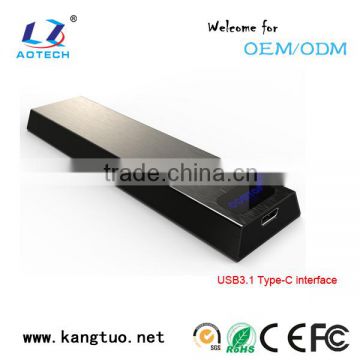USB3.1 Type C M.2 SSD external Hard drive case