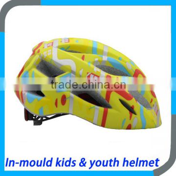 high range in mold road cycling helmet for youth