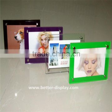 wholesale high quality clear acrylic personalized picture frames
