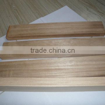 FSC paulownia strip rough thin wood strips without knots&planed