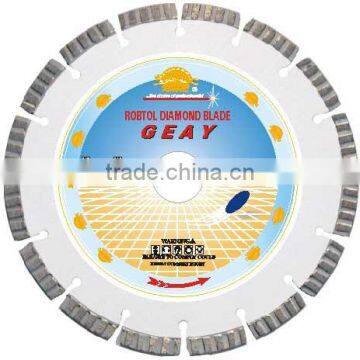 Laser welded dry cutting diamond blade for long life cutting general material--GEAY