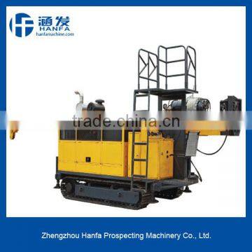 rock and soil drilling,crawler type full hydraulic gas exploration drilling rig ,HFDX-4