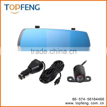 4.3 inch Full HD 1080P Car Mirror DVR Dual Lens Front And Back Camera