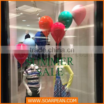 Fiberglass balloons kids clothing shop window display supplies