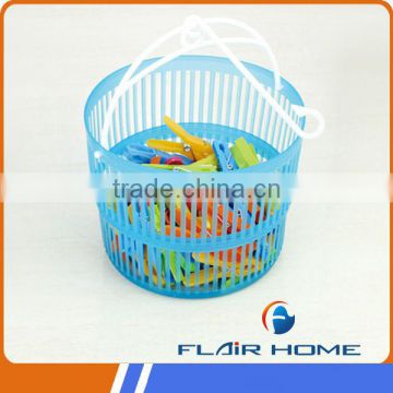 good quality plastic clothes peg basket XYB9901-1