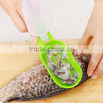 New Practical Fish Scale Remover Scaler Scraper Cleaner Kitchen Tool Peeler