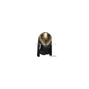 Sell Ladies' Lamb Leather Garment Sheared with Rabbit Fur