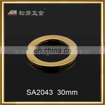 Songa metal SA2043 metal plates for handbags zinc alloy ring buckle